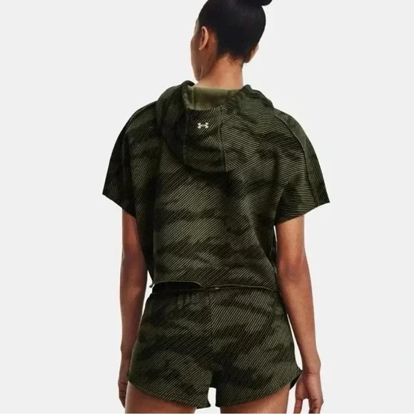 Under Armour Project Rock Fleece Lined Hoodie Sweatshirt Size Large NWT - Picture 4 of 9